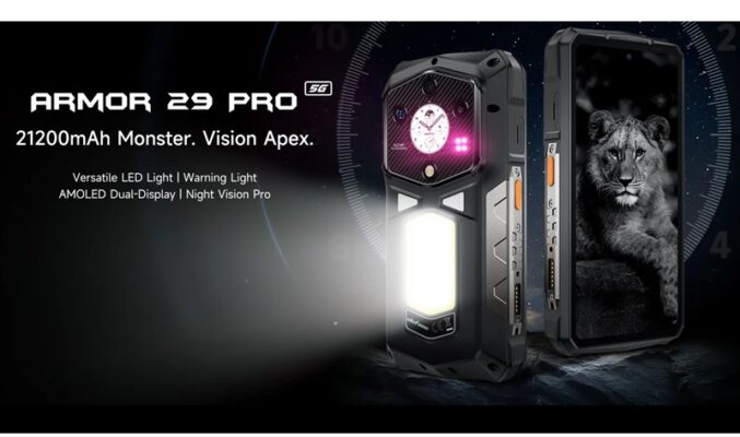 21200mAh 超大容量電池 + 專業熱感功能，Ulefone Armor 29 Pro 發表!