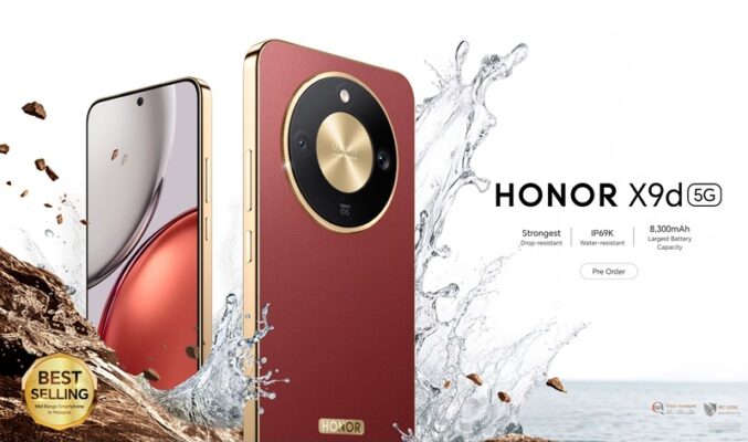 8300mAh 超大電量電池及 IP69K 防護等級，Honor X9d 正式發佈!