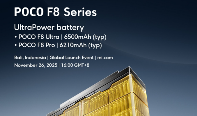 Poco F8 系列電池規格曝光 Ultra 型號配備 6500mAh 大電池!