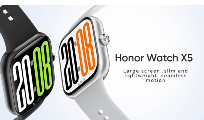 定價進取！HONOR Watch X5 輕薄大錶屏、14 日電量 挑戰同級性價比!
