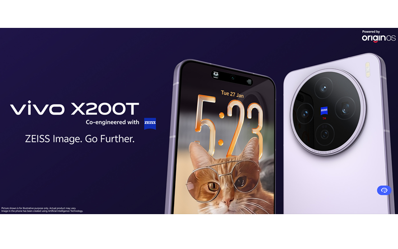 vivo X200t 正式面世：天璣 9400 效能配 5000 萬像素三主鏡頭，影像效能全面進階!