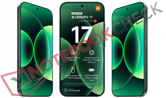 歐版電池縮水？Xiaomi 17 海外售價、規格曝光！