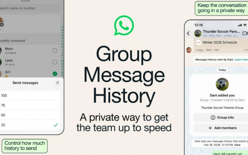 唔怕Miss Message！WhatsApp 群組新功能：一鍵分享最近100則訊息