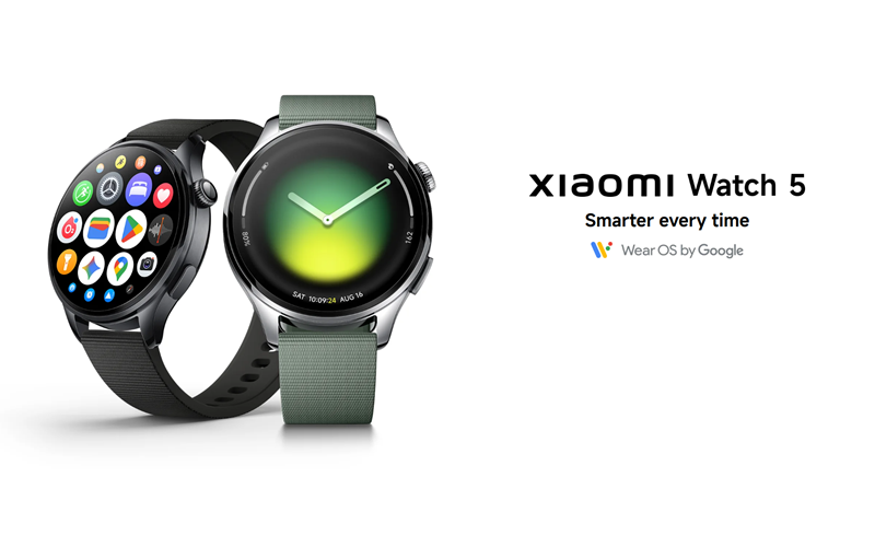 1.54 吋大屏加持！Xiaomi Watch 5 全球版正式登場，首搭手勢操作與雙晶片強勁續航!