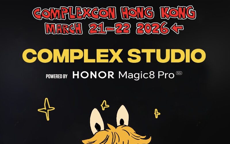 HONOR 聯乘 ComplexCon 香港 2026：Magic8 Pro 打造 AI 潮流攝影空間 Complex Studio