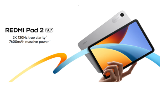 輕巧隨身、平玩 120Hz 螢幕，Redmi Pad 2 9.7 登場!