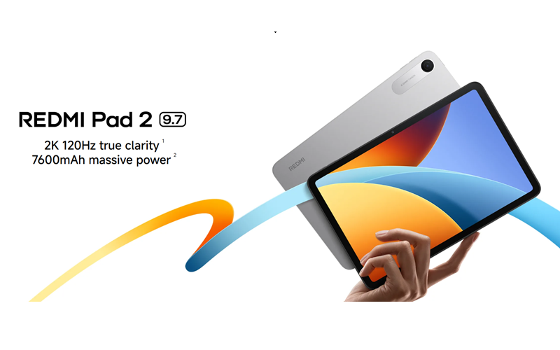 輕巧隨身、平玩 120Hz 螢幕，Redmi Pad 2 9.7 登場!