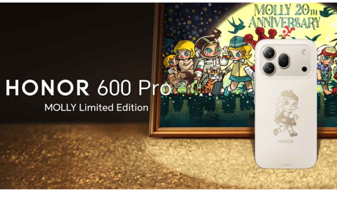 港產設計師角色加持！HONOR 600 系列登陸英國，首推 POP MART MOLLY 限量版