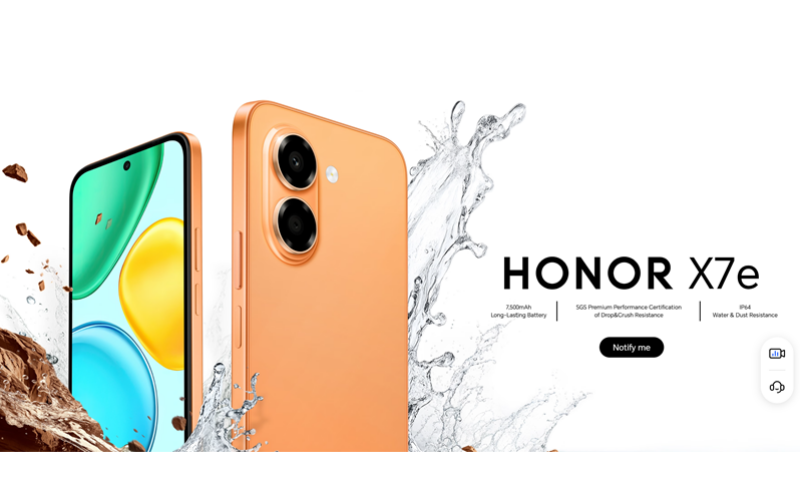 主打 7500mAh 特大電池與 45W 快充！HONOR X7e 平價長氣手機低調發表